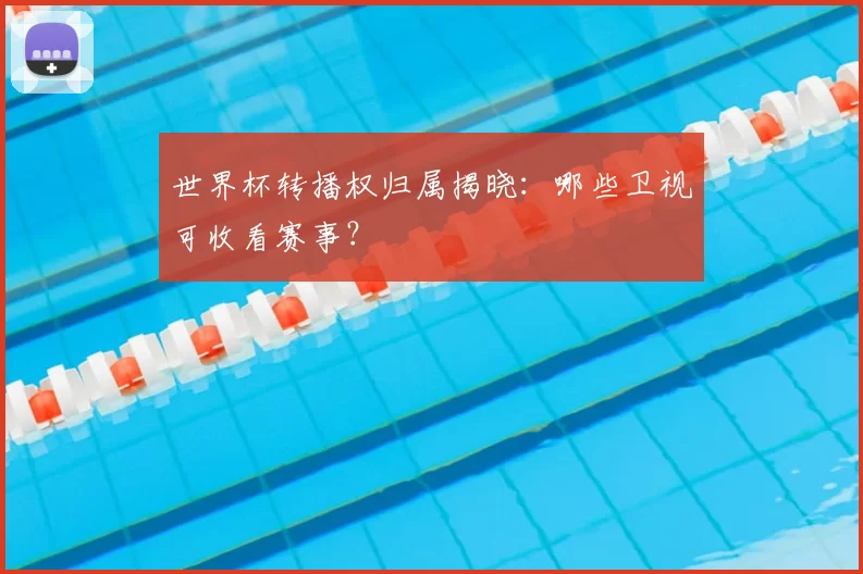 世界杯转播权归属揭晓:哪些卫视可收看赛事?