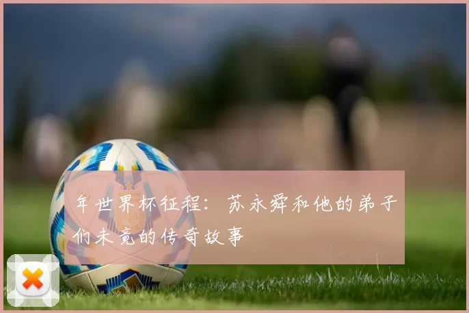 年世界杯征程:苏永舜和他的弟子们未竟的传奇故事